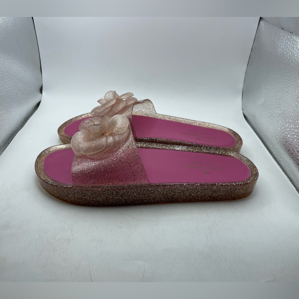 Kate Spade women’s Pink Glitter Slide Sandals size 7